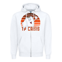 White Surviving The 2020 Tp Crisis Zipper Hoodie - Bettercallsaul