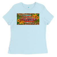Baby Blue Chingona license plate Ladies Tee - HRA Design Shop
