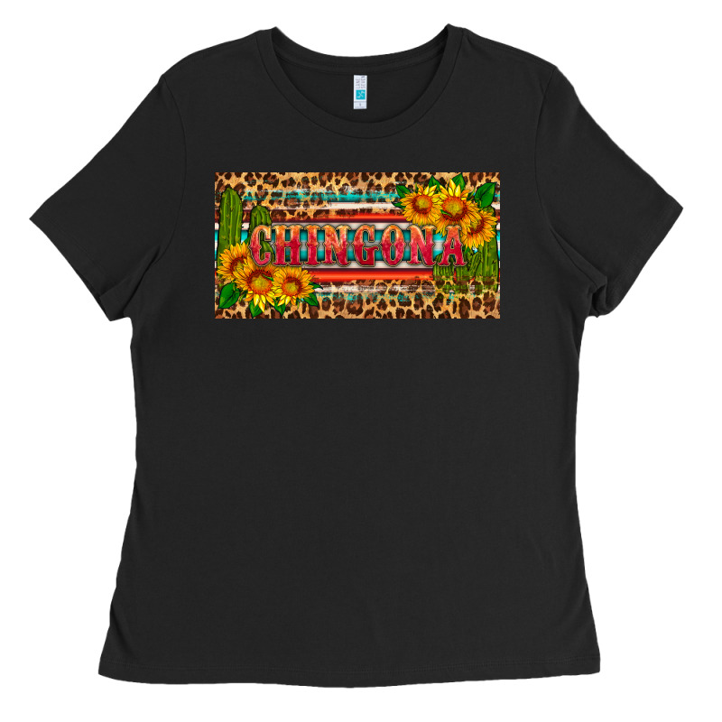 Chingona License Plate Ladies Tee by HRA Design Shop | Teevron