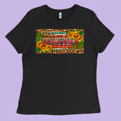 Chingona License Plate Ladies Tee Designed By Hra Design Shop