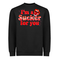Black im a sucker for you valentines the day Heavyweight Sweatshirt - NancyCooperArtShop