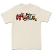 Noel With Sock And Reindeer Premium Tee | Teevron