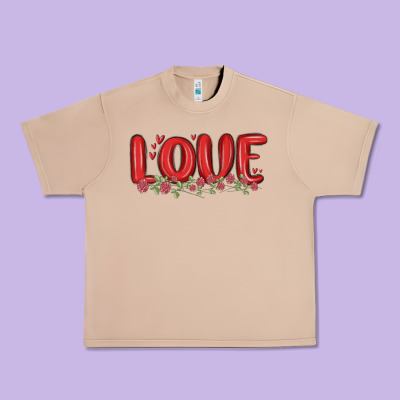 Love Valentine S Day Urban Heavy Tee Designed By Maliassmallbusiness