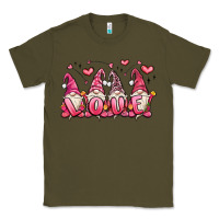 Army Green love gnomes valentine's day Classic Tee - MaliasSmallBusiness