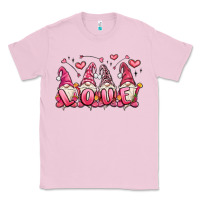 Bubblegum Pink love gnomes valentine's day Classic Tee - MaliasSmallBusiness