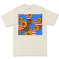 Bone basic sunflower and leopard Premium Tee - AdoDesignShop