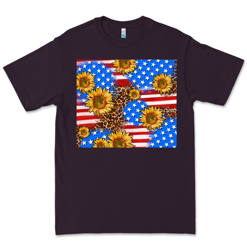 Basic Sunflower And Leopard Premium Tee by AdoDesignShop | Teevron