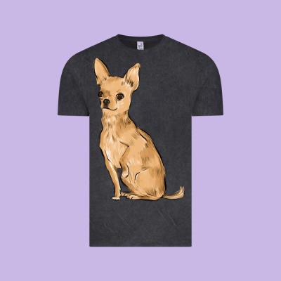 Chihuahua Vintage Tee Designed By Maliassmallbusiness