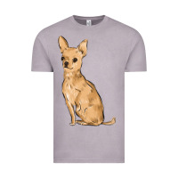 Vintage Zinc chihuahua Vintage Tee - MaliasSmallBusiness