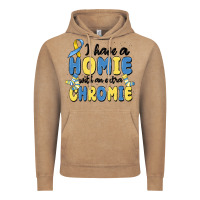 Vintage Coffee i have homie with an extra chromie Vintage Hoodie - MaliasSmallBusiness