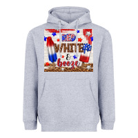 Heather Grey red white and booze Heavyweight Hoodie - TumblerDesignByShophia