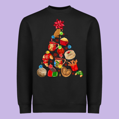 Mexican Christmas Tree Heavyweight Sweatshirt Designed By Maliassmallbusiness