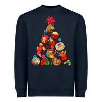 Navy mexican christmas tree Heavyweight Sweatshirt - MaliasSmallBusiness