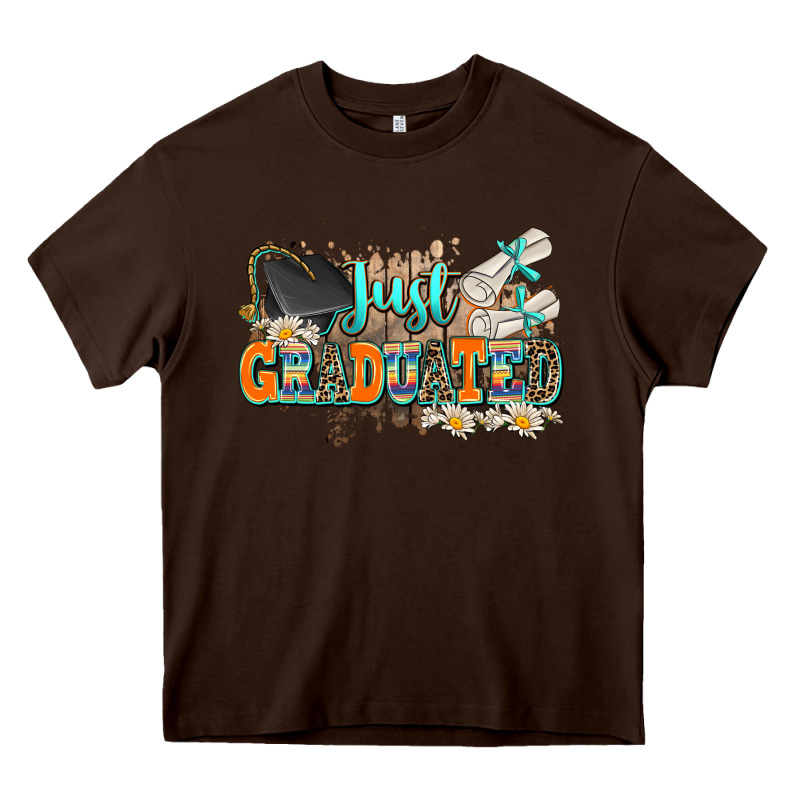 Just Graduated Heavy Core Tee by AdoDesignShop | Teevron