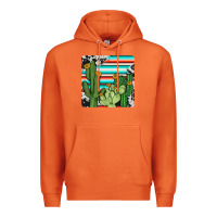 Carrot cactus cowhide coaster Premium Hoodie - JahusDesignShop