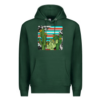 Cactus Cowhide Coaster Premium Hoodie | Teevron