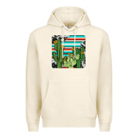 Tofu cactus cowhide coaster Premium Hoodie - JahusDesignShop