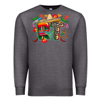 Charcoal Heather cinco de mayo rt Premium Sweatshirt - CowGirlArtShop