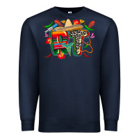 Navy cinco de mayo rt Premium Sweatshirt - CowGirlArtShop