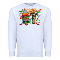 White cinco de mayo rt Premium Sweatshirt - CowGirlArtShop