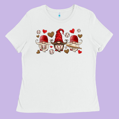 Baseball Gnome Ladies Tee Designed By Hra Design Shop