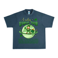 Midnight Navy lucky world tour st. patrick's day Urban Heavy Tee - MaliasSmallBusiness