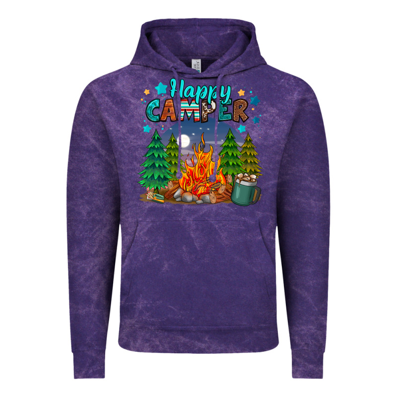 Happy Camper Vintage Hoodie by MaliasSmallBusiness | Teevron