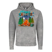 Cloud Rock happy camper Vintage Hoodie - MaliasSmallBusiness