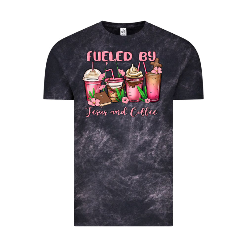 Fueled By Jesus And Coffee Vintage Tee by MaliasSmallBusiness | Teevron