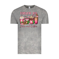Cloud Rock fueled by jesus and coffee Vintage Tee - MaliasSmallBusiness