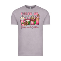 Vintage Zinc fueled by jesus and coffee Vintage Tee - MaliasSmallBusiness
