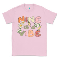 Bubblegum Pink nine is a vibe Classic Tee - MaliasSmallBusiness