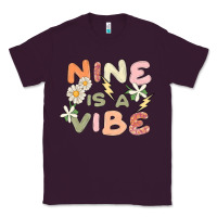 Plum nine is a vibe Classic Tee - MaliasSmallBusiness