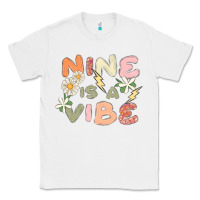 White nine is a vibe Classic Tee - MaliasSmallBusiness