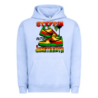 Pigment Grape Ice steppin' into juneteenth Urban Hoodie - FaDigitalArtStudio