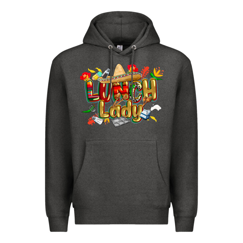 Cinco De Mayo Lunch Lady Premium Hoodie by CowGirlArtShop | Teevron