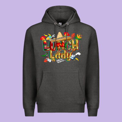 Cinco De Mayo Lunch Lady Premium Hoodie Designed By Cowgirlartshop