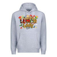 Heather Grey cinco de mayo lunch lady Premium Hoodie - CowGirlArtShop
