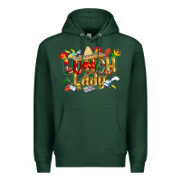 Sports Green cinco de mayo lunch lady Premium Hoodie - CowGirlArtShop