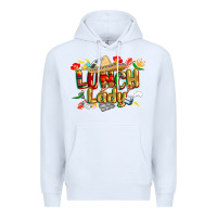 White cinco de mayo lunch lady Premium Hoodie - CowGirlArtShop