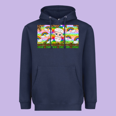Cute Sheep Heavyweight Hoodie Designed By Tumblerdesignbyshophia