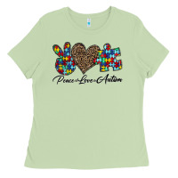 Matcha peace love autism1 Ladies Tee - CowhideDigitalArt