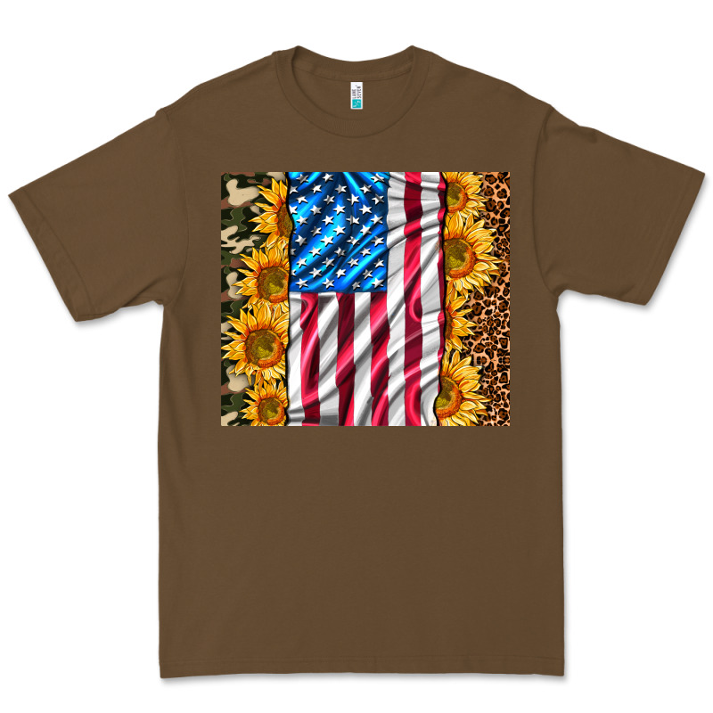 American Realistic Flag Premium Tee by AdoDesignShop | Teevron