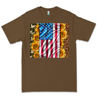 Cacao american realistic flag Premium Tee - AdoDesignShop