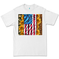 White american realistic flag Premium Tee - AdoDesignShop