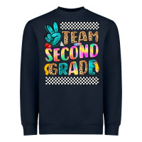 Navy team second grade Heavyweight Sweatshirt - NancyCooperArtShop