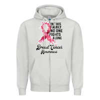 Dove Grey in this family fights alone breast cancer awareness Zipper Hoodie - Bettercallsaul