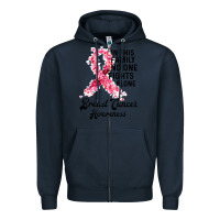 Navy in this family fights alone breast cancer awareness Zipper Hoodie - Bettercallsaul