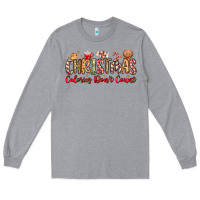 Heather Grey christmas calories dont count Long Sleeve Tee - MaliasSmallBusiness