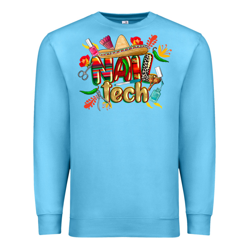 Cinco De Mayo Nail Tech Premium Sweatshirt by CowGirlArtShop | Teevron